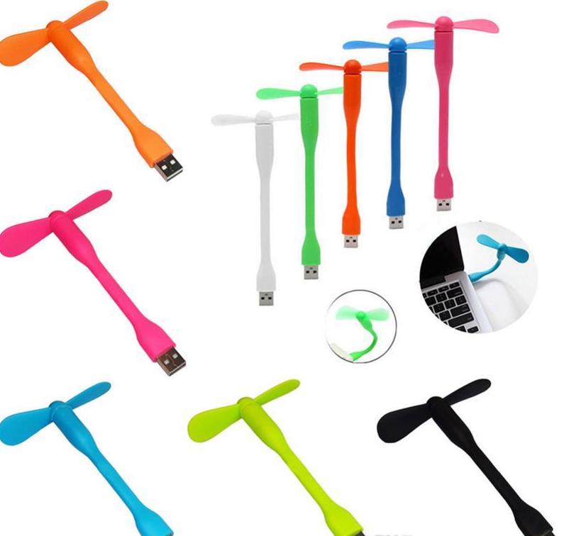 5.5″ COOL USB FAN air blow cooling flexible mini for laptop desktop computer pc