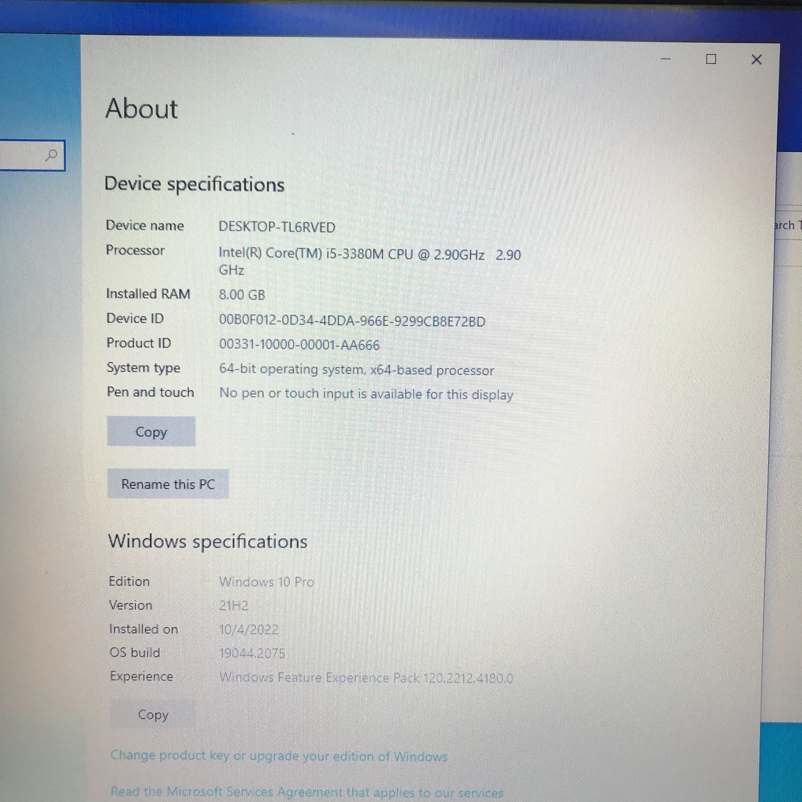 Dell Latitude E6430 Laptop i5-3380M 2.90GHz 8GB RAM 500GB HDD (Windows 10 Pro)