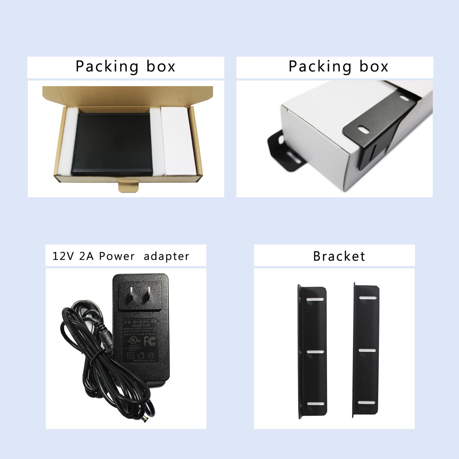 12.1 in 800×600 LED Backlight Resistive Touch LCD Monitor Industiral Monitor
