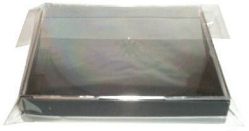 500-Pak =RESEALABLE= Plastic Wrap =DOUBLE= CD Sleeves for Chubby Jewel Cases!