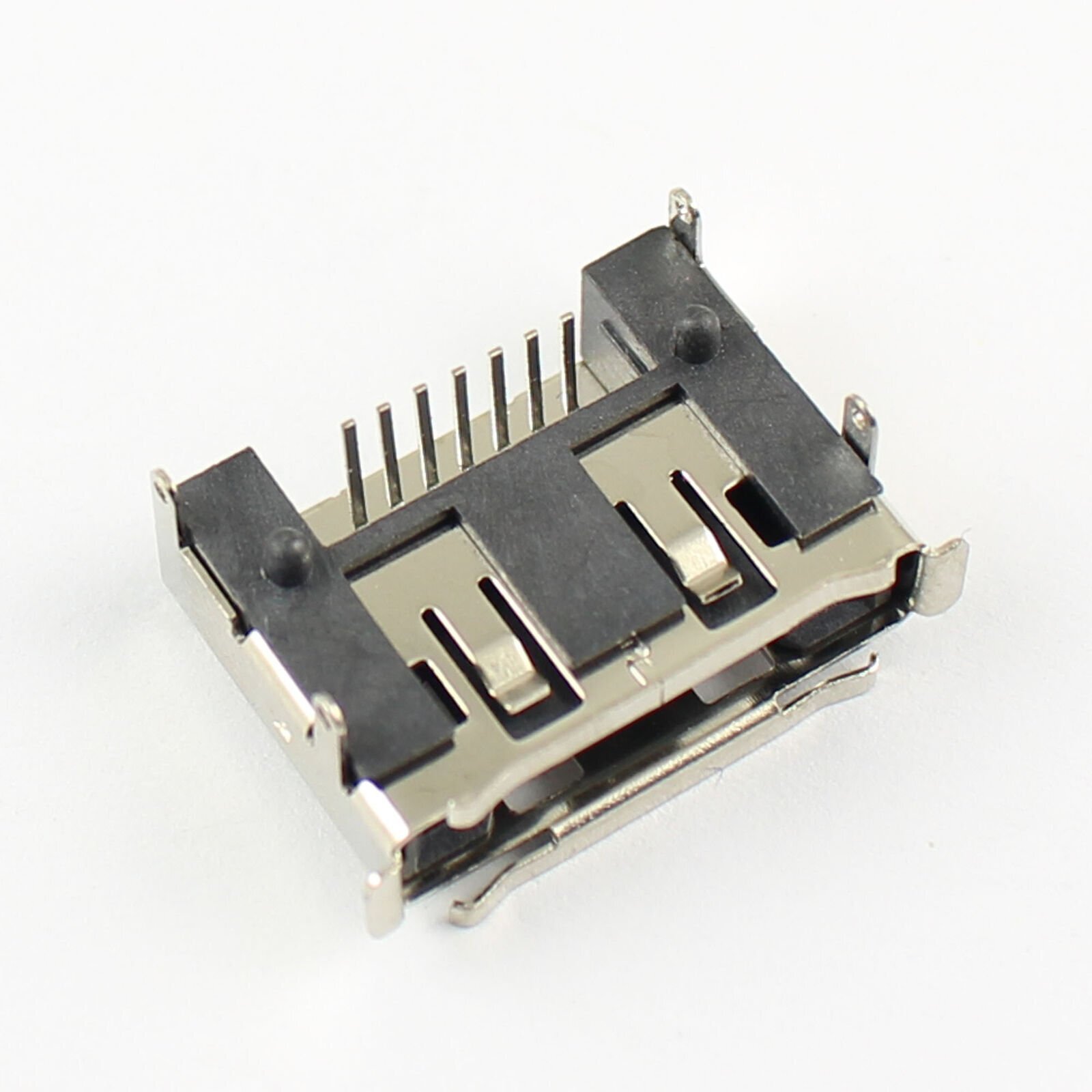 5Pcs E-SATA eSata 7 Pin Right Angle DIP Male Connector For Hard Drive HDD