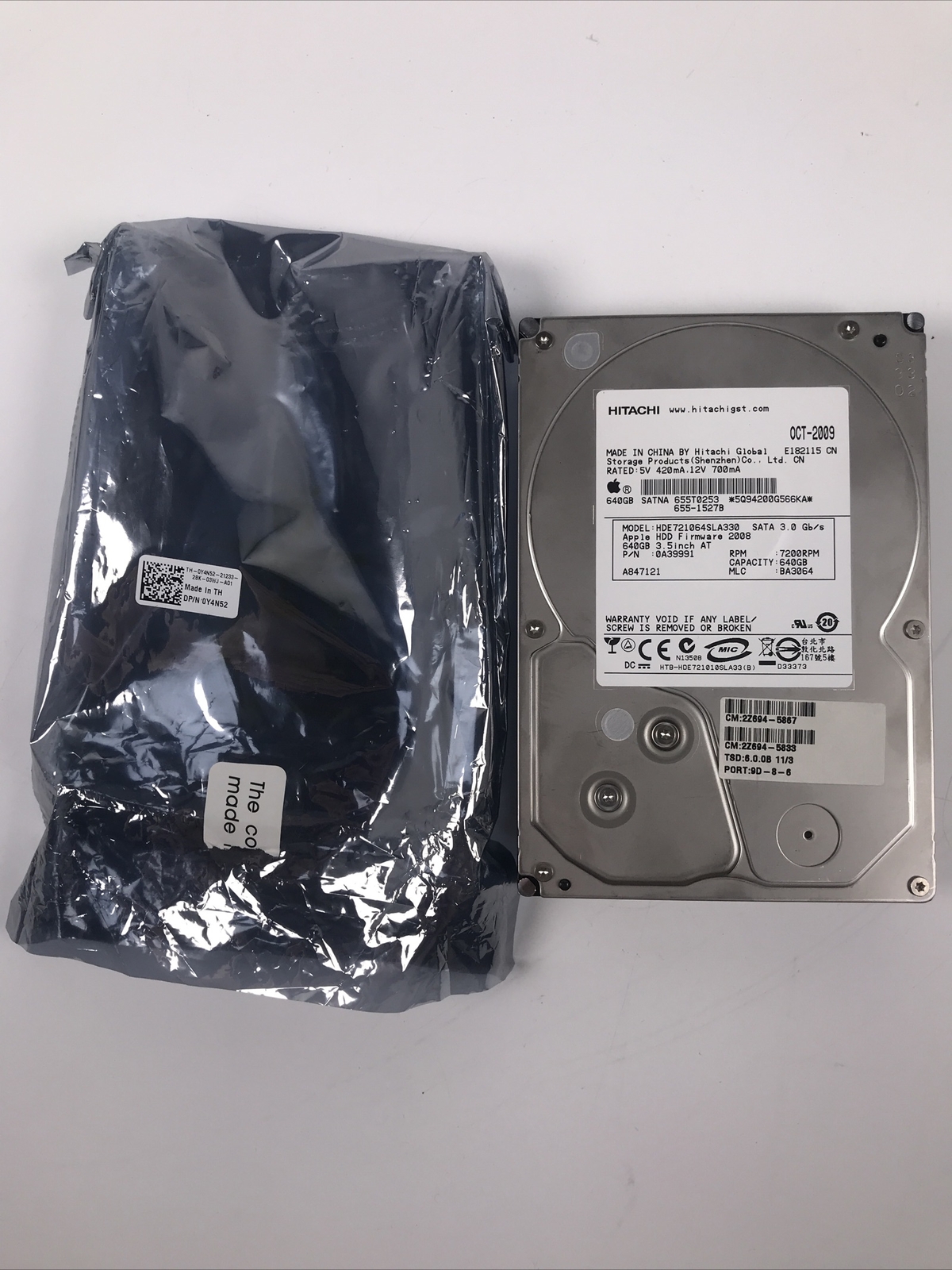 Hitachi 0A39991 640GB 7.2K RPM SATA 3.5” Hard Drive HDD Model: HDE721064SLA330
