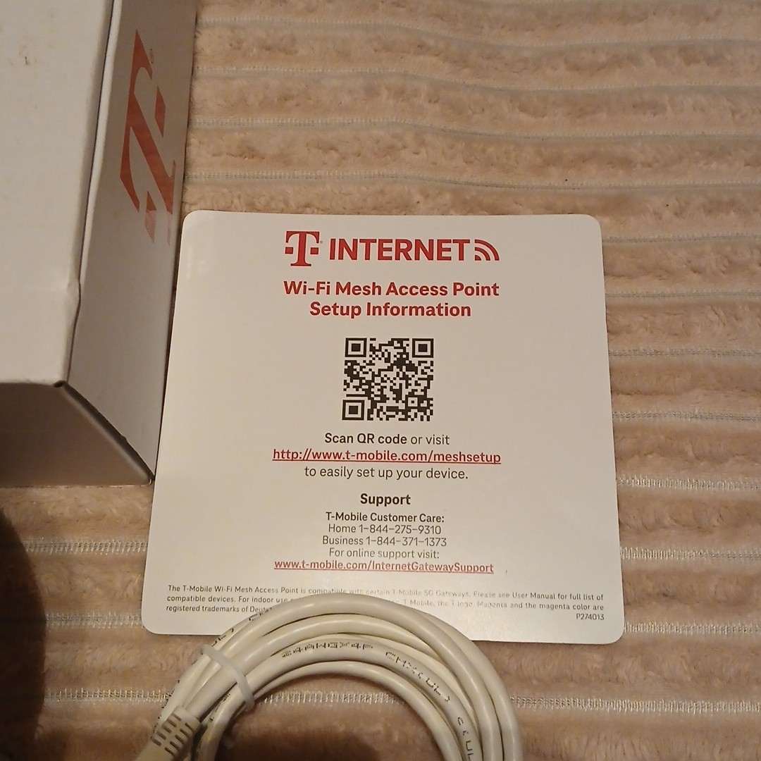 T-mobile Internet Wi-Fi Mesh Access Point FZET06204000J.