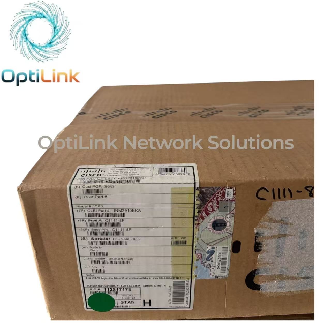 New Sealed Cisco C1111-8P Integrated Services Router