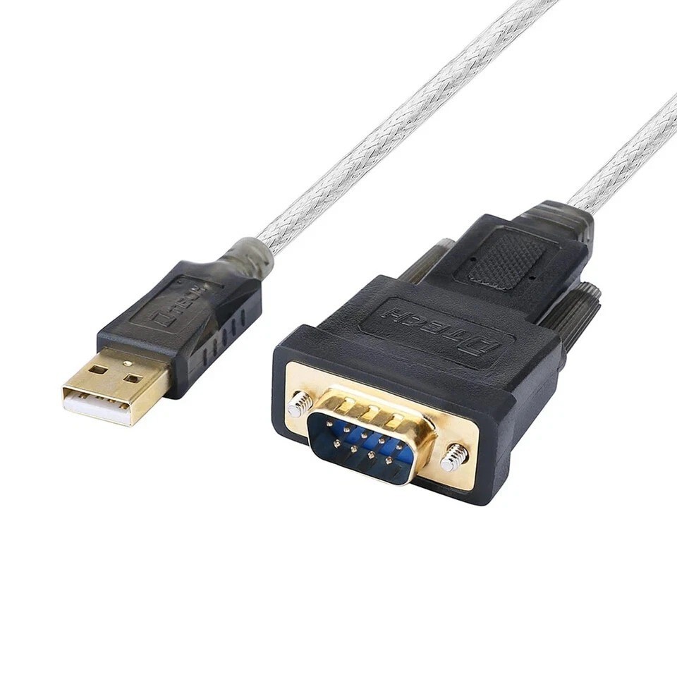 DTech Serial Cable to USB Adapter DB9 Male RS232 Port Supports Windows 11 10 …