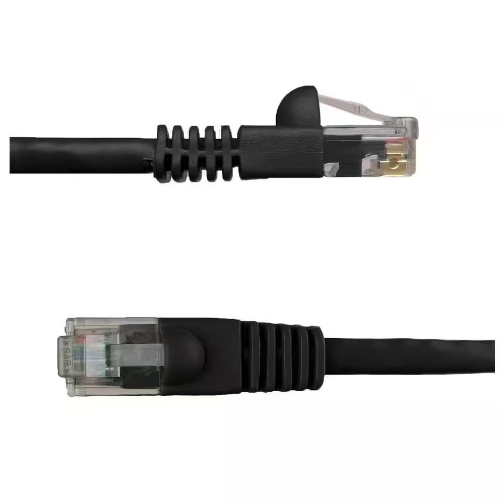 15 Ft. Cat6 Snagless Unshielded (UTP) Network Patch Cable, Black