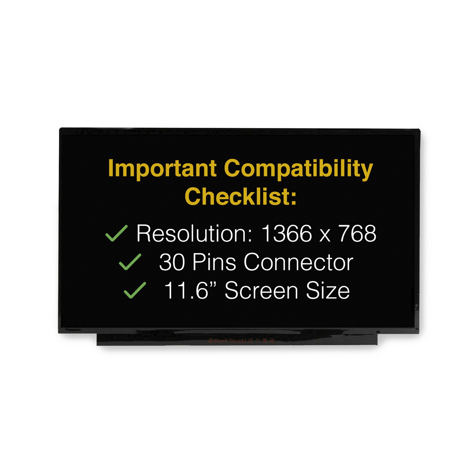 LCDBros Screen Replacement for Dell Chromebook 11 3110 P29T P29T002 (30pin