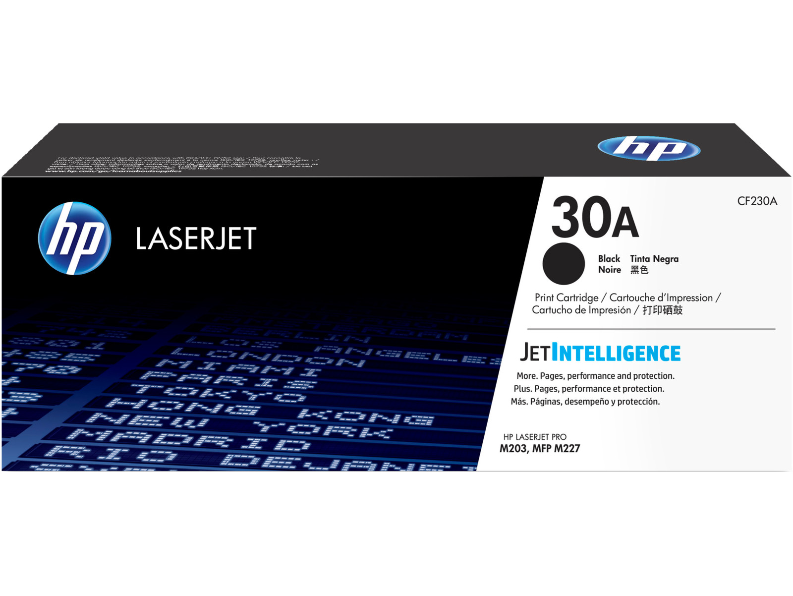 HP 30A Black Original LaserJet Toner Cartridge, ~1,600 pages, CF230A