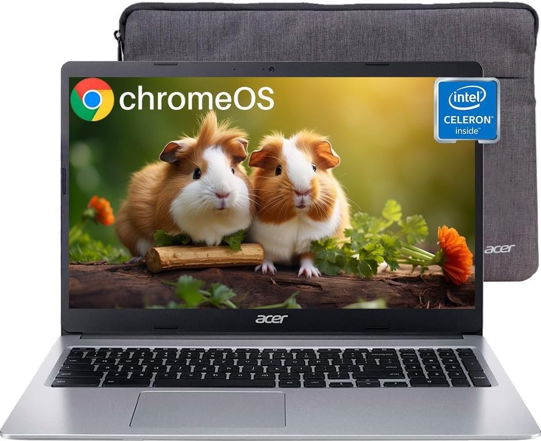 Chromebook 315 Laptop, 15.6″ HD Display, Intel Celeron N4020(Up to 2.8GHz), 4…