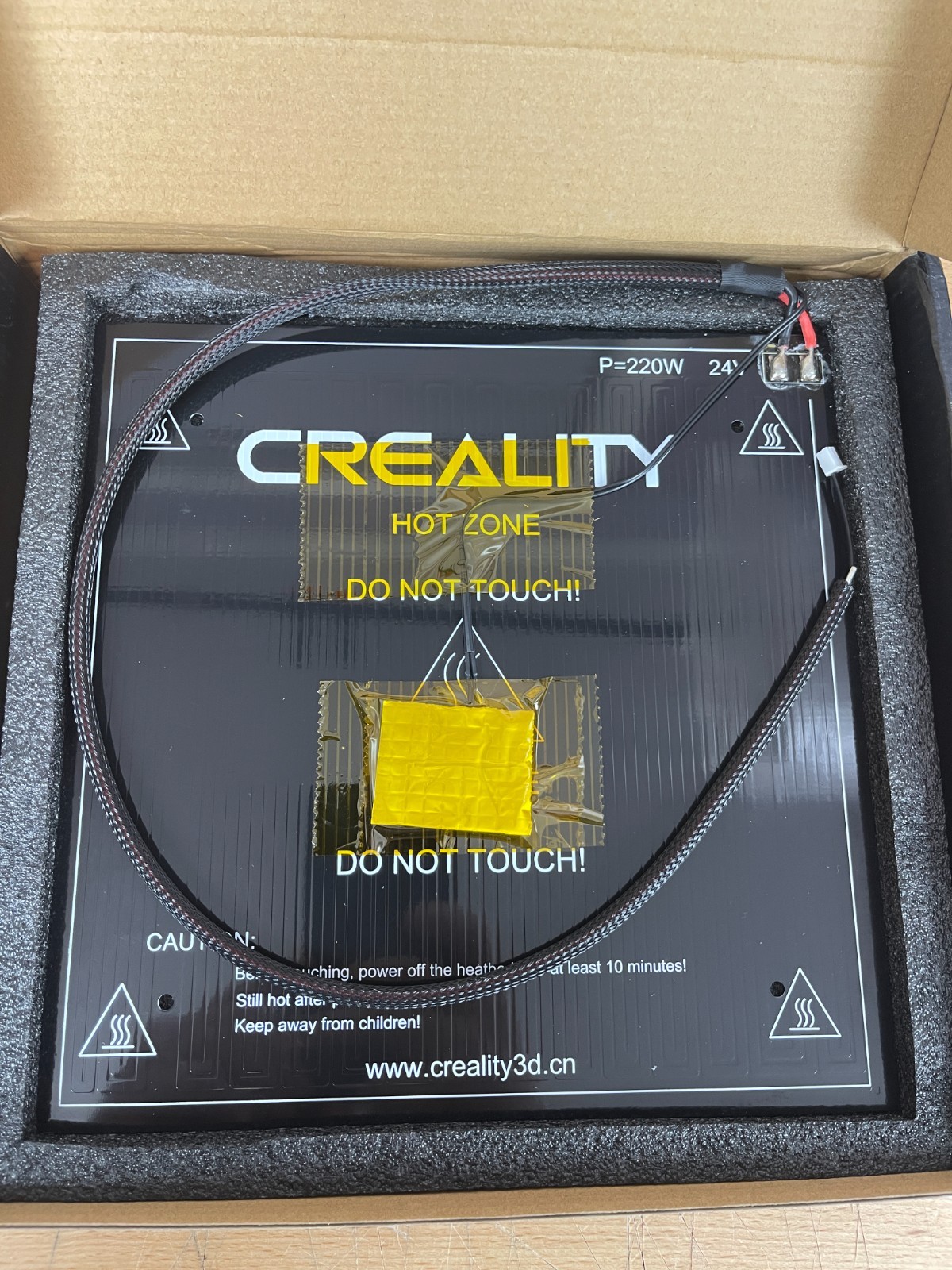 Creality 3D Ender 3 V2 Heated Bed 3D Printer Replacement Hot Bed 220W 24V
