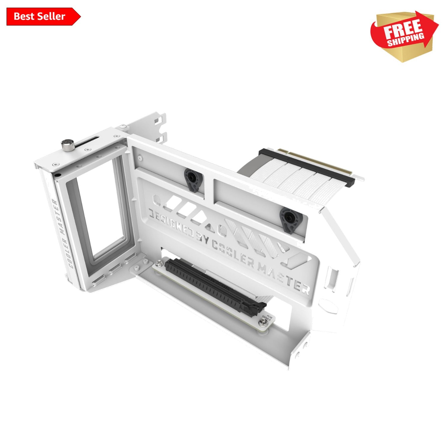 Vertical GPU Card Holder Kit V3 White , PCIe 4.0 5.0 Motherboards GPUs RTX 50…