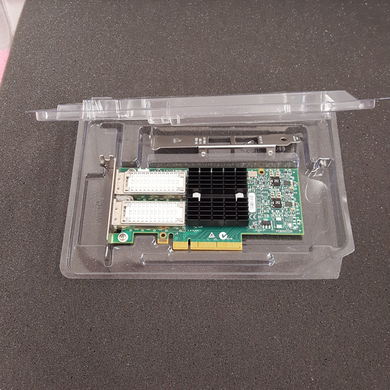 LOT OF 25 CLEAR PLASTIC CLAMSHELL CASES FOR HBA RAID NETWORK CARDS USA STOCK