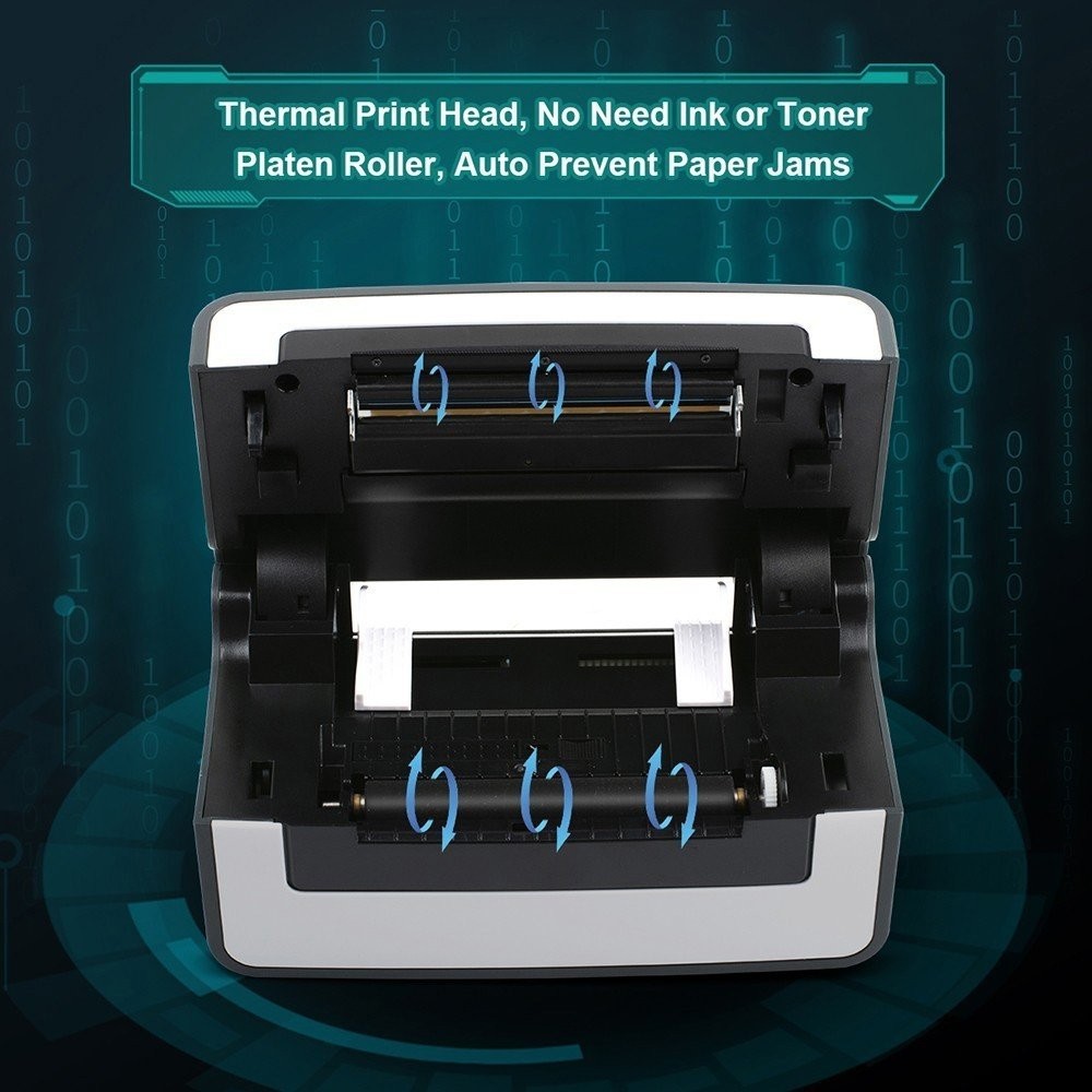 4×6 Thermal Label Printer 127mm/s No Ink for eBay Amazon Etsy +500 Labels