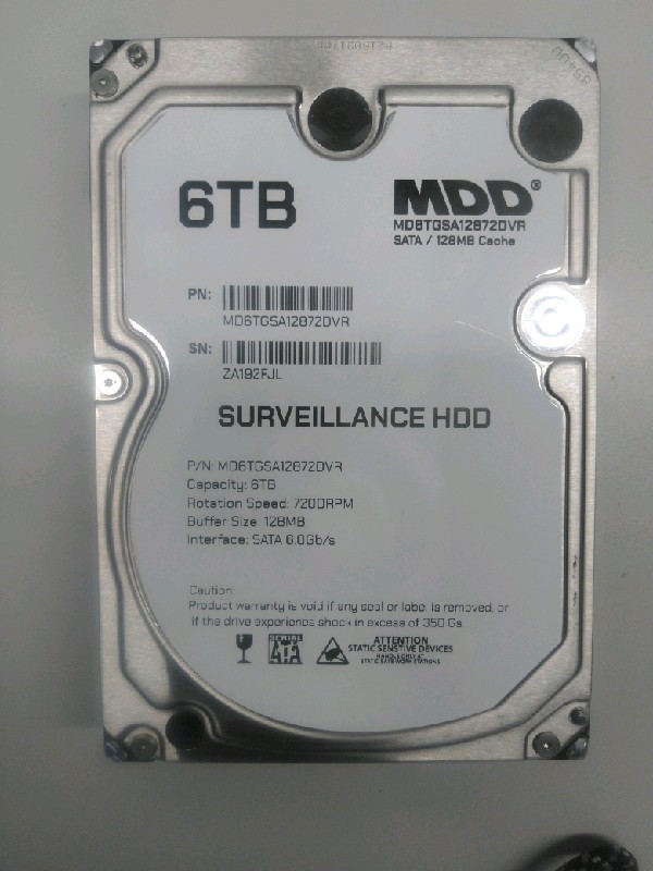 MDD MaxDigitalData 3.5″ Internal Hard Drive 6TB 7200RPM 128MB Cache SATA 6.0Gb/s