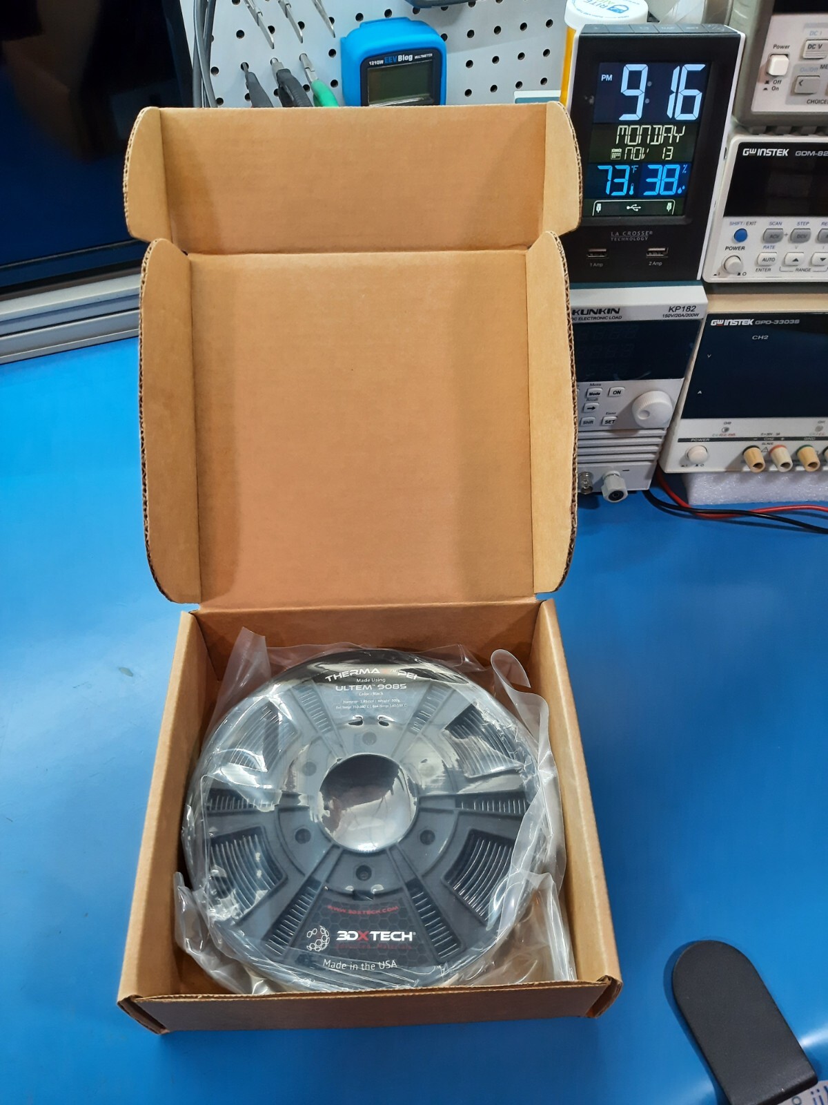 3DXTECH THERMAX PEI (Ultem 9085) Black 2.85mm 500g (1.1lbs) 3D Printer Filament