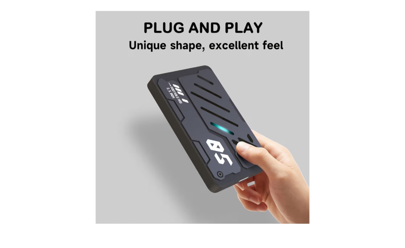 250G Portable External Hard Drive USB 3.0 HDD Storage for PC, Laptop, Mac New