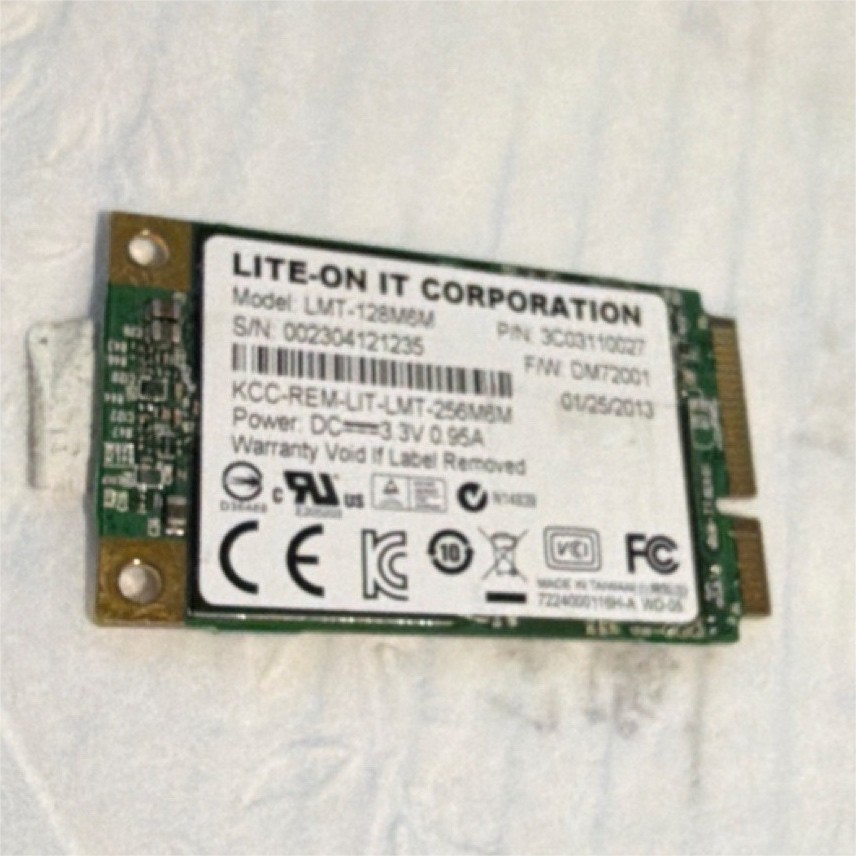 Lite-On LMT-128M8M 128GB mSATA Internal SSD Green 3C03110027 Solid State Drive