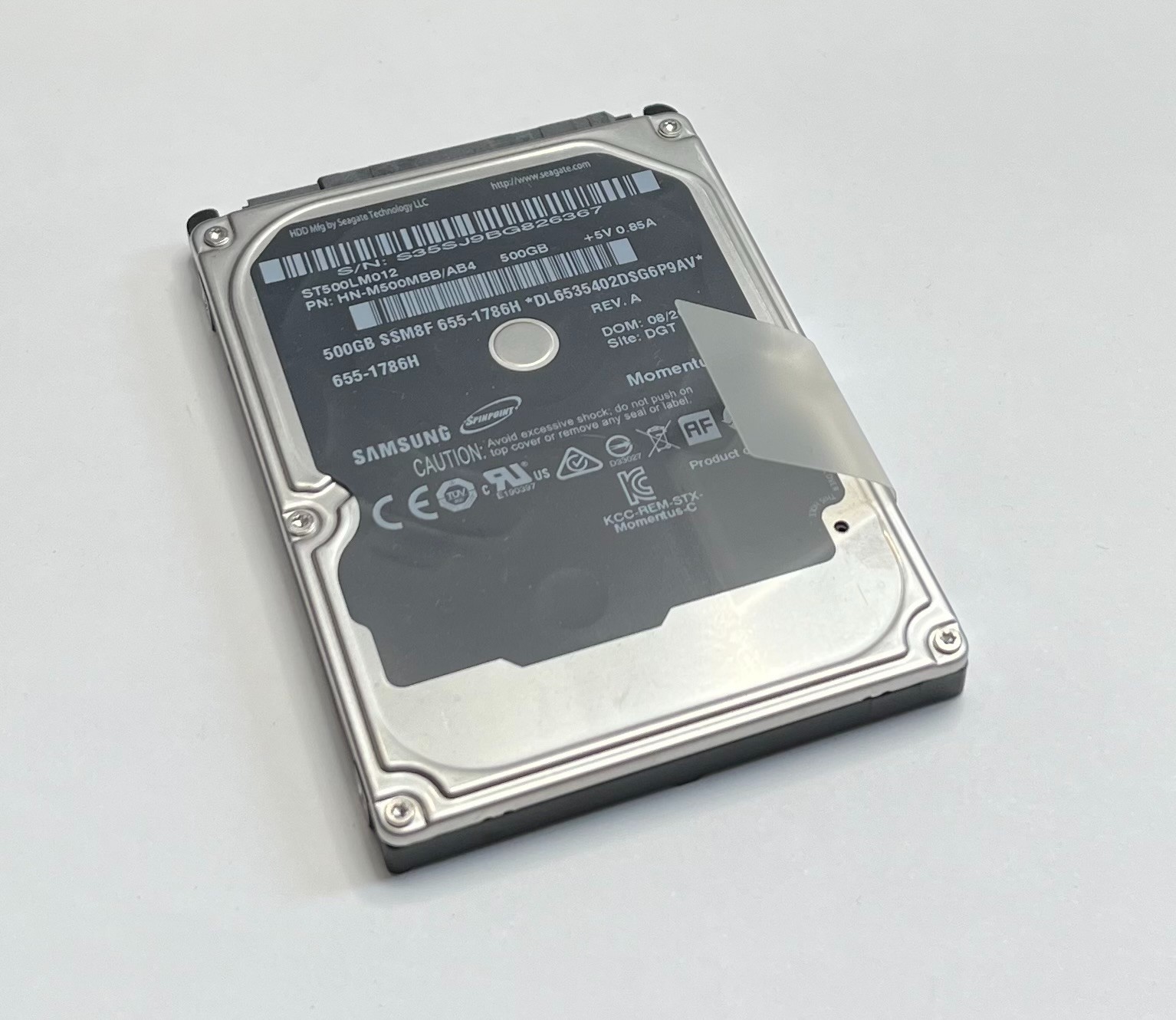 Seagate ST500LM012 Momentus Spinpoint M8 500GB SATA 5400RPM 2.5″ HDD Drive