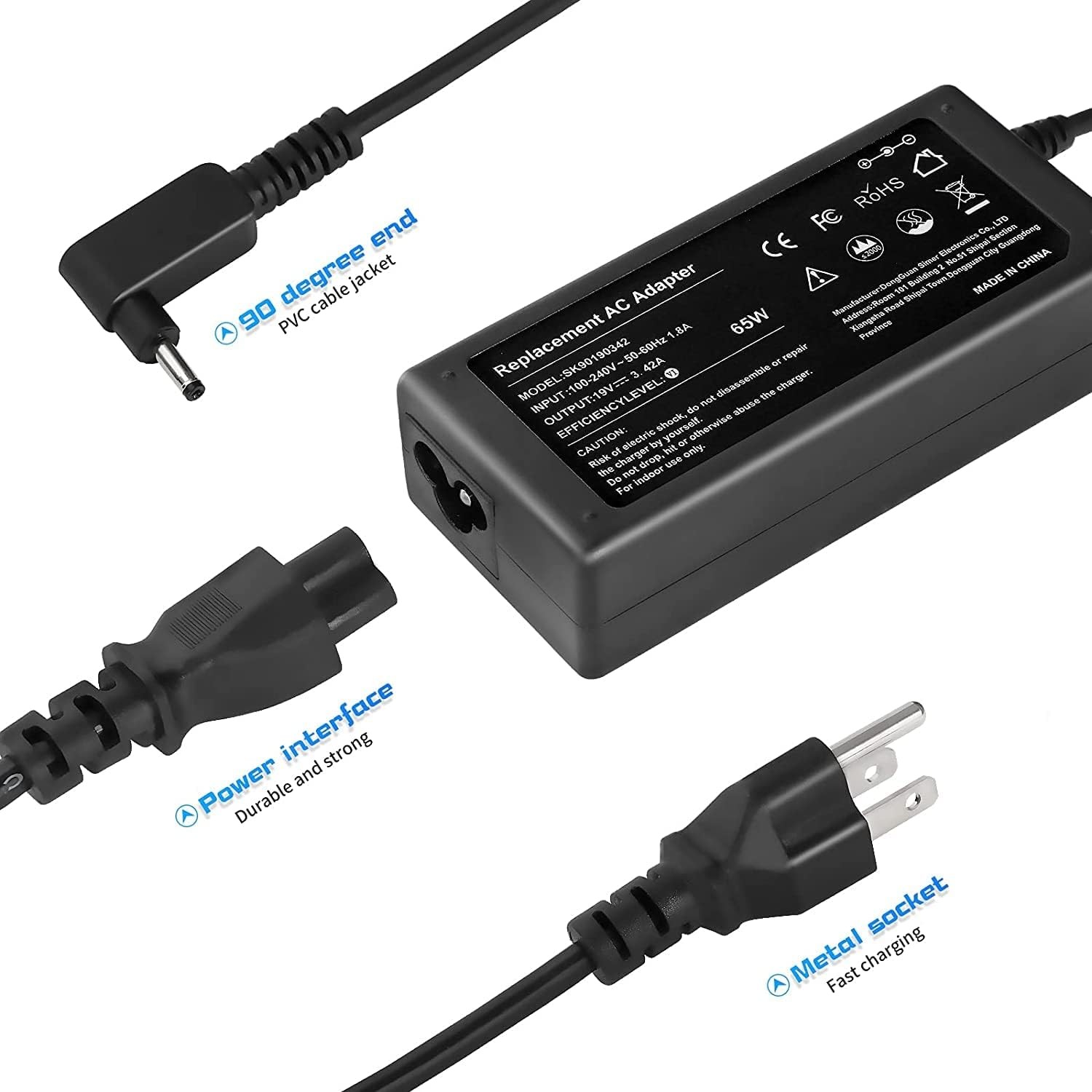 Laptop Charger Replacement AC Adapter
