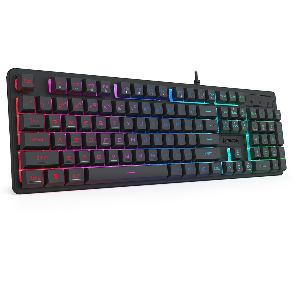 REDRAGON S107-RGB-BA Gaming Keyboard+Mouse Combo,RGB Backlit Keyboard,10000DPI