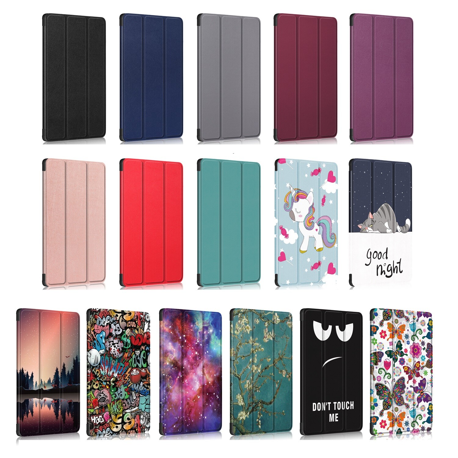 For Samsung Galaxy Tab A 7 Lite 8.7” T220 T227 Flip PU Leather Stand Case Cover