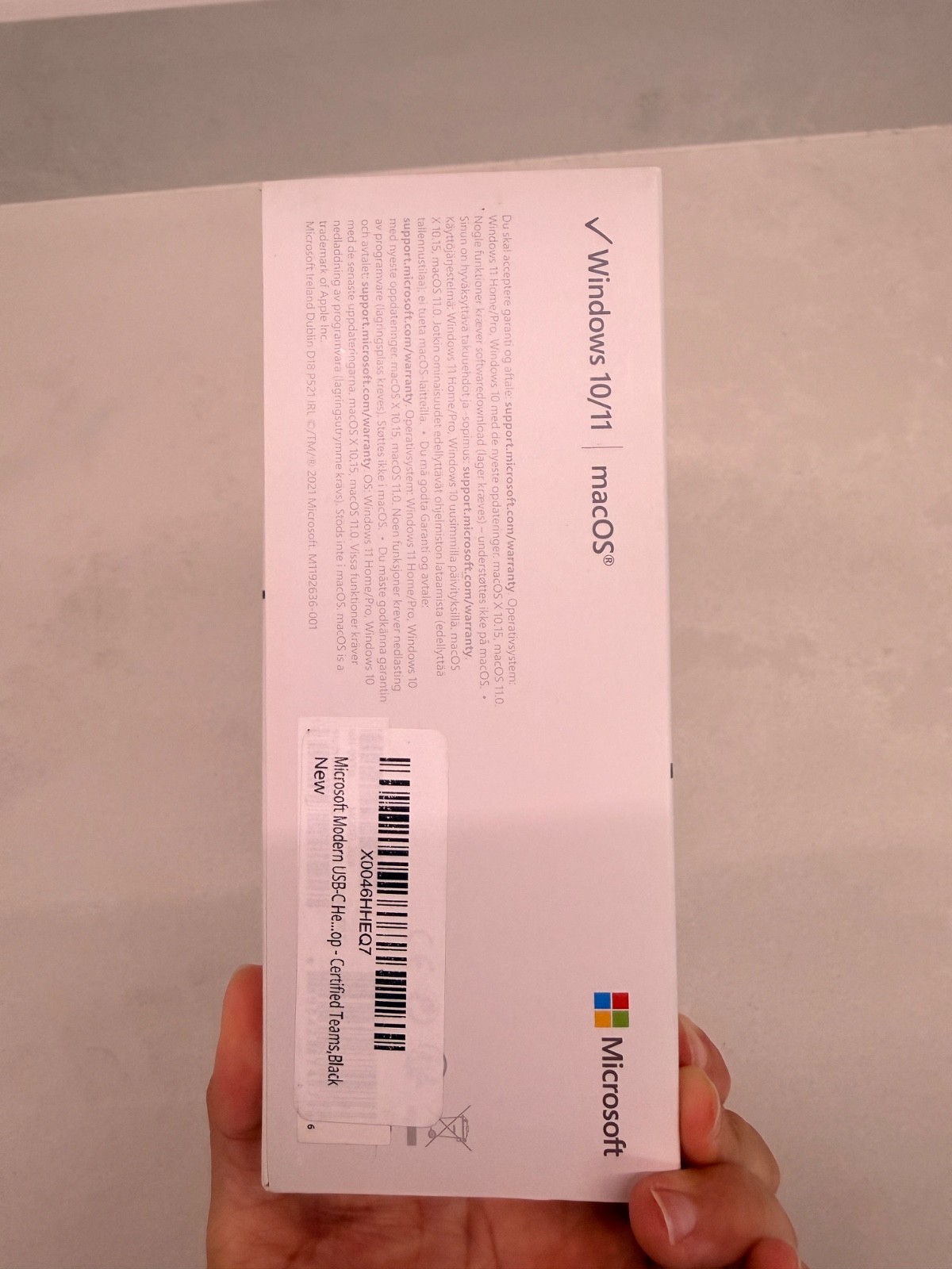 Microsoft Microphone Modern USB-C Headset Model 2026