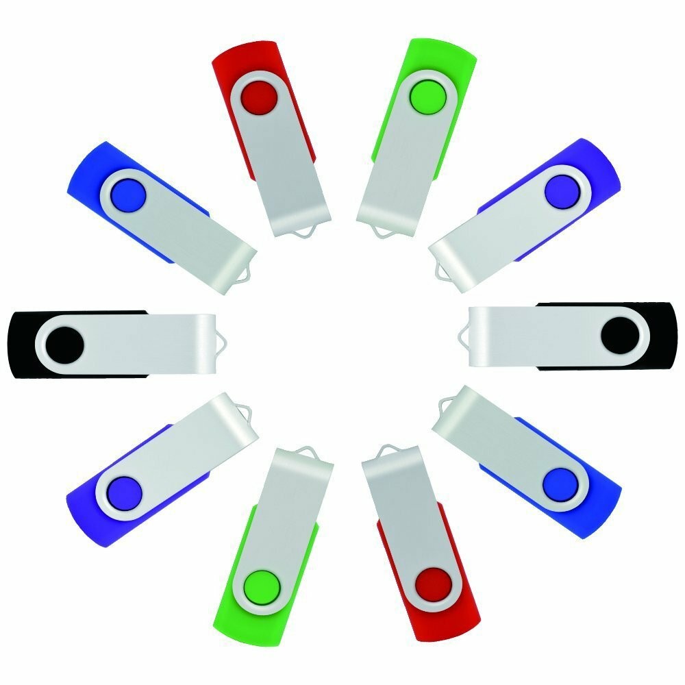 5X Mini USB 2.0 Flash Drive 1GB-32GB Colorful Memory Stick Thumb U Disk Storage