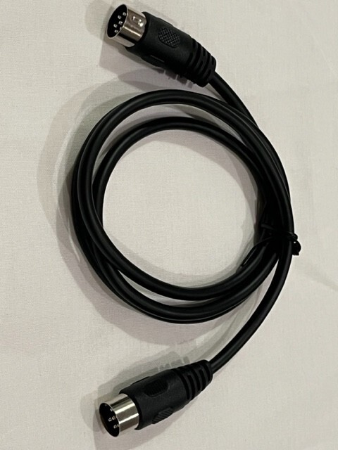 Commodore 64 Serial Cable 6PIN DIN 1541 1571 C64 128 C128 Disk Drive Printer USA