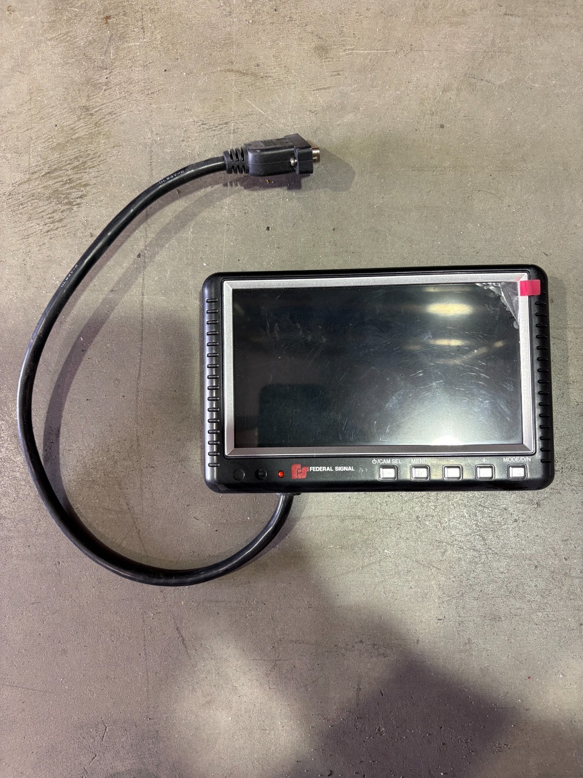 Federal Signal 7″ monitor TFT LCD in good condition CAMLCD-INT-70-B