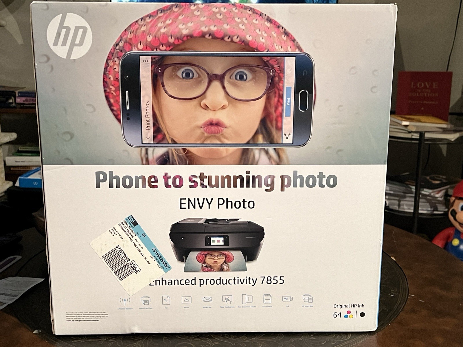 HP ENVY Photo 7855 All in One color Photo Printer – Black (K7R96A)