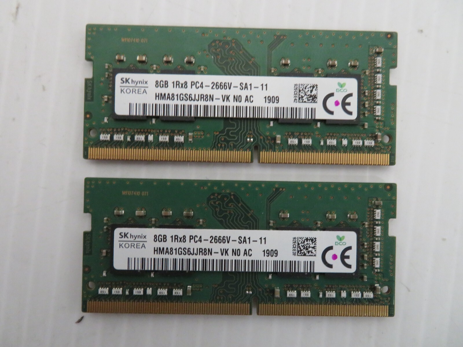 SK Hynix 16GB (2x8GB) 1Rx8 PC4-2666V 1.2v SODIMM LAPTOP RAM HMA81GS6JJR8N-VK