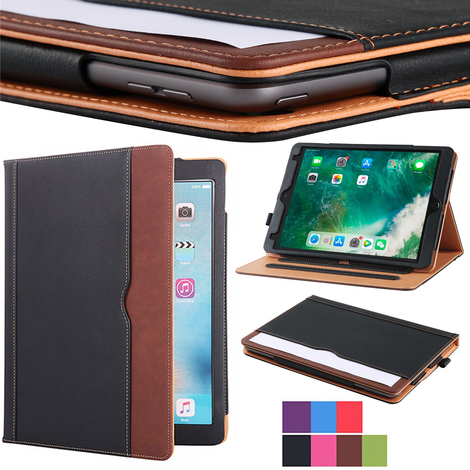 Soft Leather iPad Case Smart Cover Folio Stand For Apple Air 5th Gen 10.9″ US