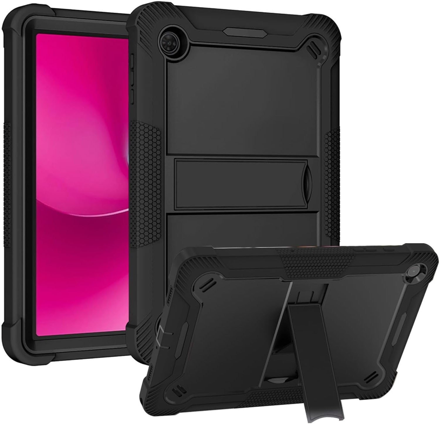 For TMOBILE REVVL TAB 2 5G TABLET CASE Armor Rugged Kickstand Protective Cover
