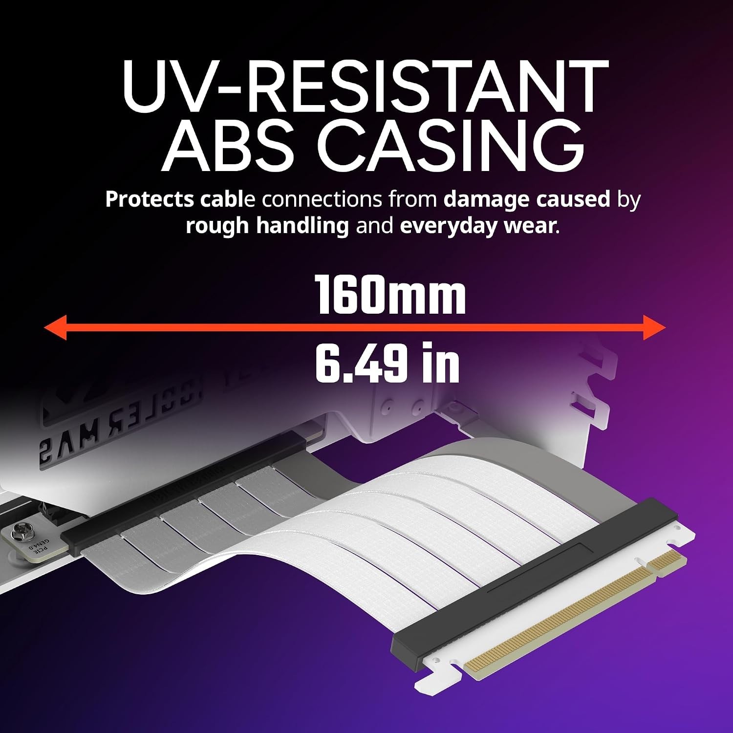 Compact Vertical GPU Bracket, 165mm Length