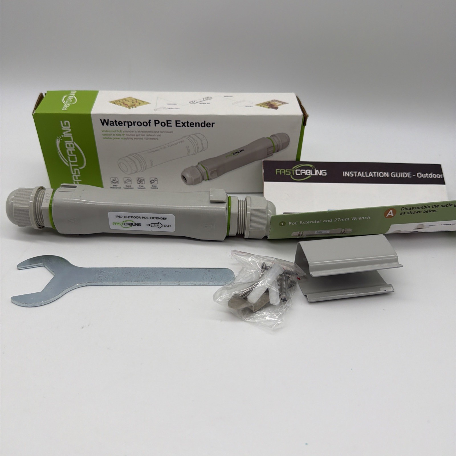 Waterproof PoE Extender FASTCABLING Direct Burial Outdoor