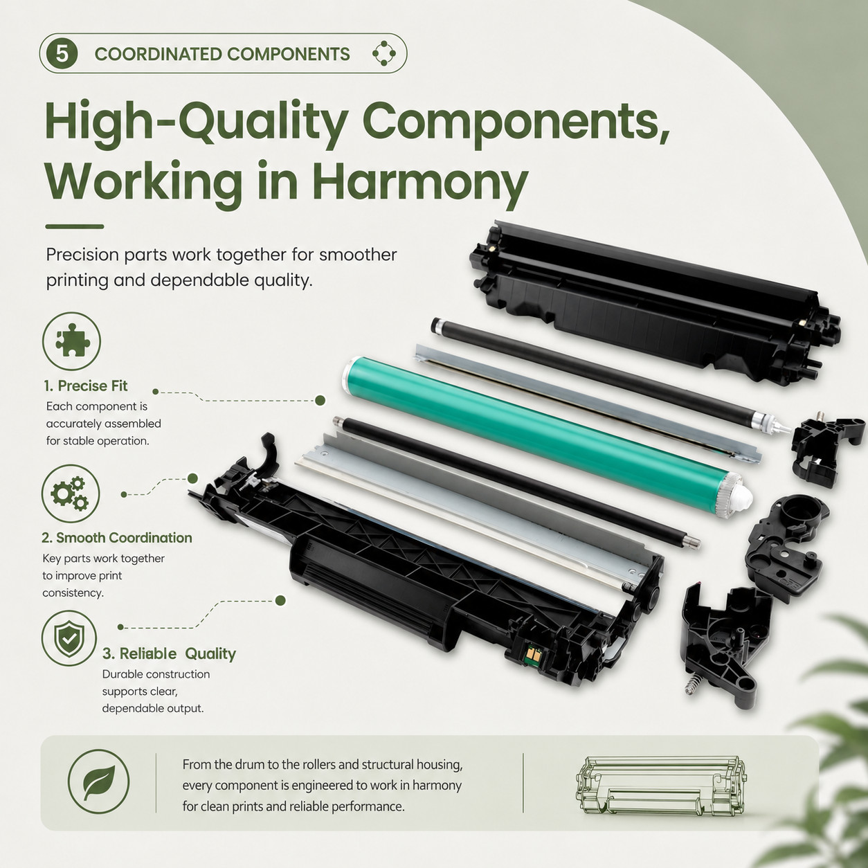 10PK Black TN1000 Toner Cartridge For Brother DCP1512E MFC1815R MFC1910 HL1111