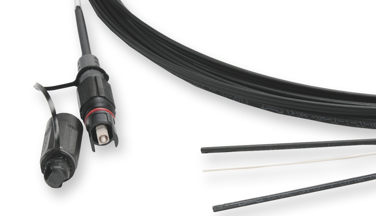 Corning Equiv Opti tap SCAPC flat drop cable dry no gel dielectric 400FT NEW