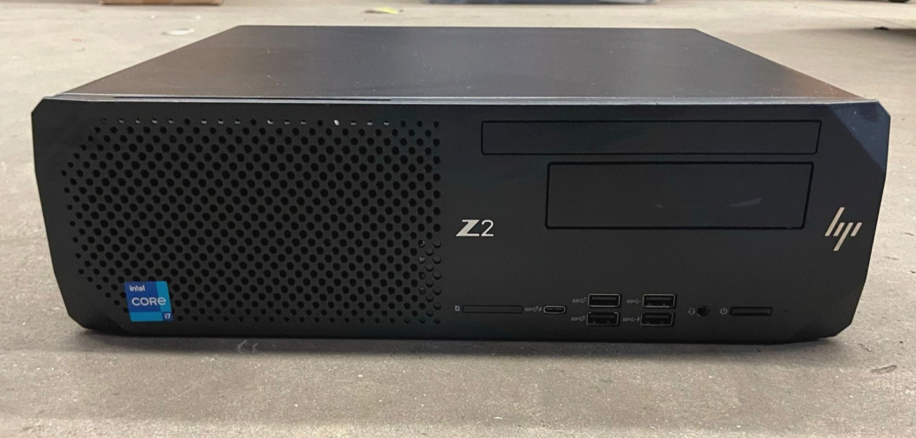 HP Z2 G8 SFF Workstation Intel i7-11700 16GB RAM 480GB SSD, WIN 10 Pro. TESTED