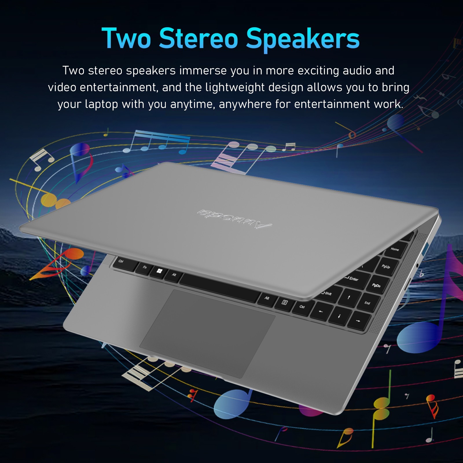 Auusda 14.1 laptop, 8GB RAM, 256GB SSD, Intel UHD Graphics 600, Windows 11