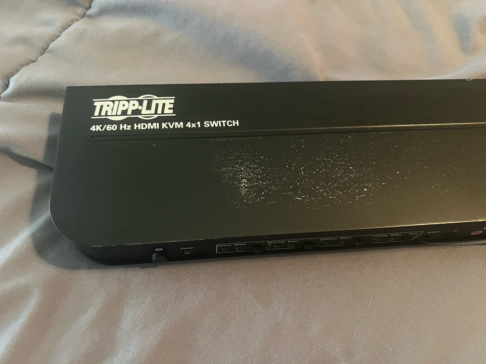 Tripp Lite B005HUA4 4-Port HDMI USB KVM Switch 4K 60Hz HDR Black