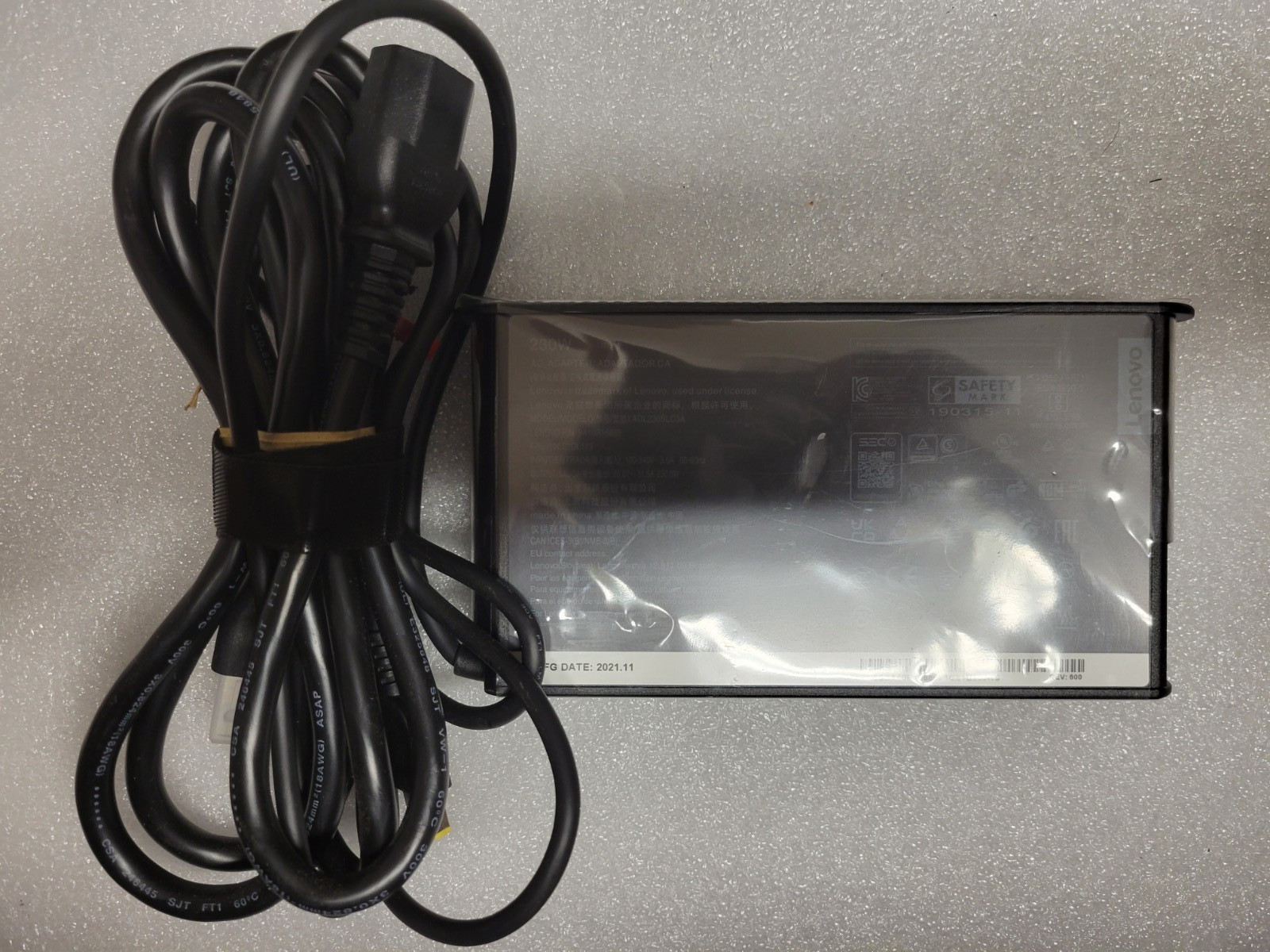 Lenovo Slim 230W AC Adapter ADL230SLC3A for ThinkPad P16 P15 P73 P P70 IdeaPad