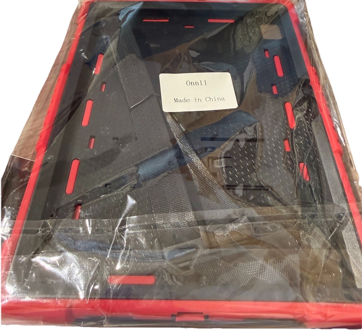 RED/BLACK HEAVYDUDY Case For Walmart ONN 11″ PRO Tablet Cover