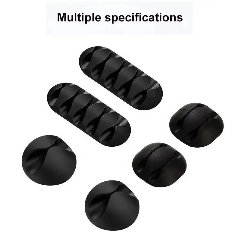Cable Holder Clips Cable Management Cord Organizer Silicone USB Charging Cable