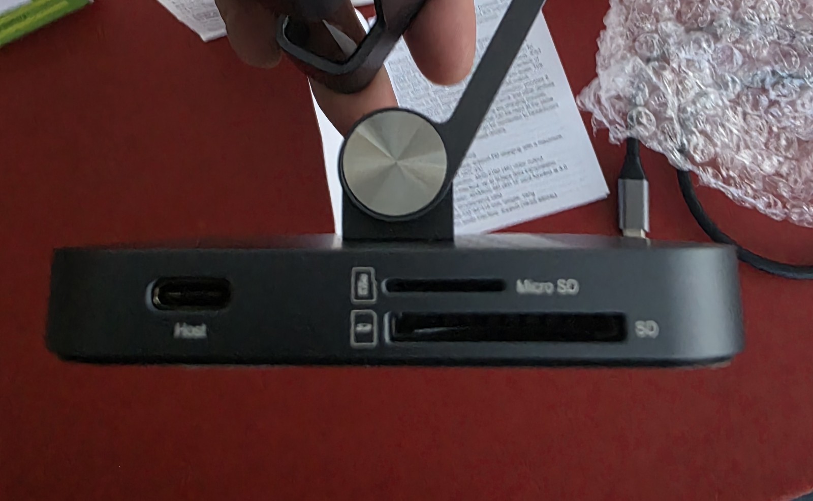 BYEASY UC-166 7-in-1 USB-C Docking Station Hub HDMI USB 3.0 SD Audio Black