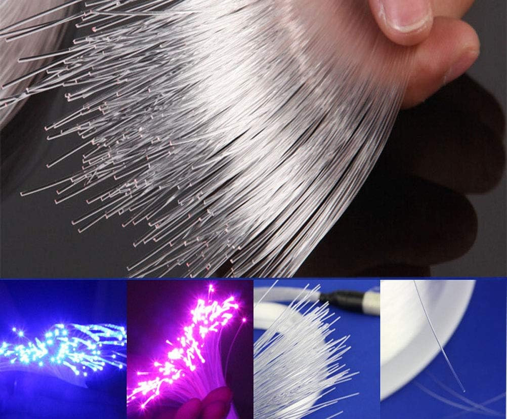 PMMA Plastic End Glow Fiber Optic Cable 0.75mm(0.03in) 100m(328ft)/Roll for Star