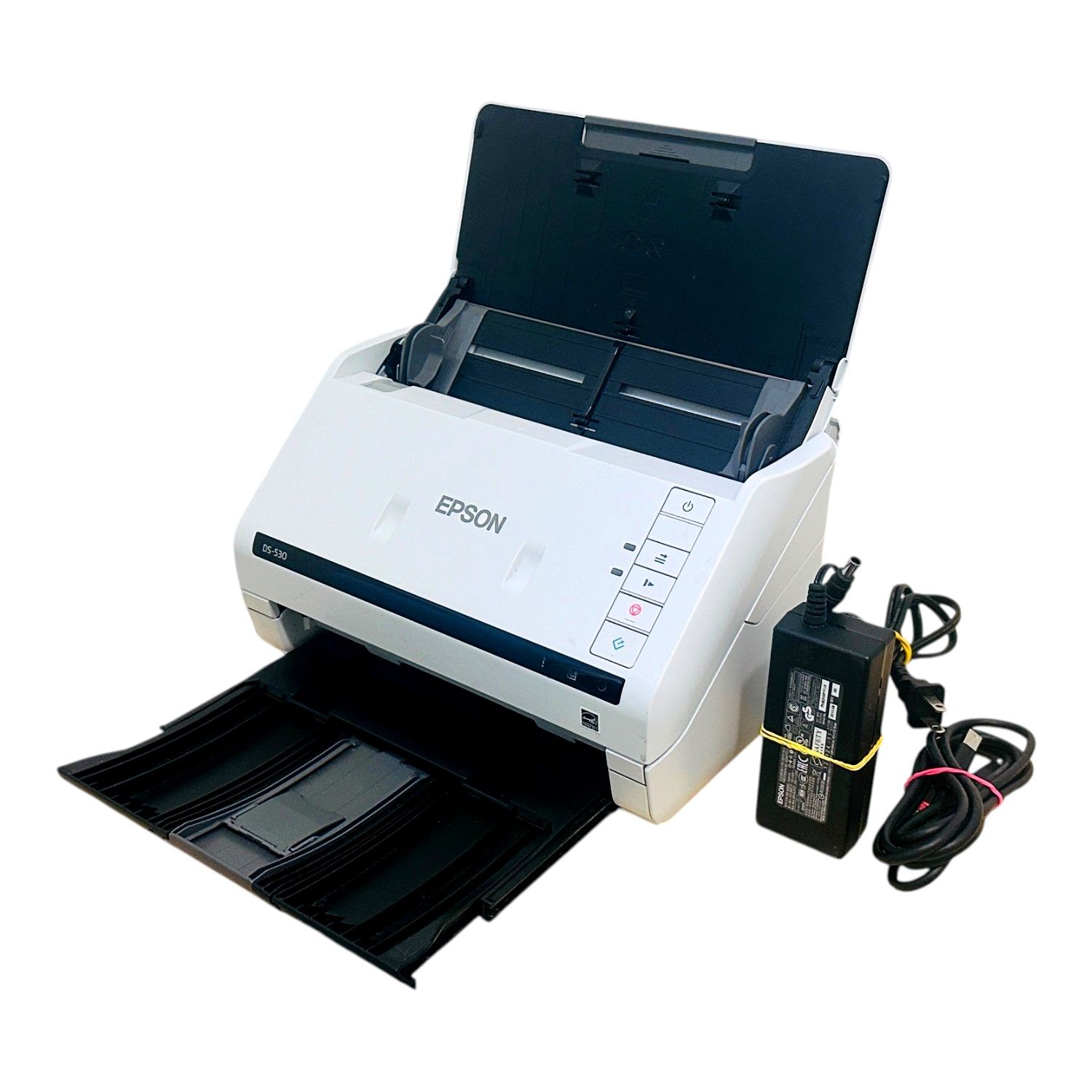 Epson DS-530 Color Duplex Document Scanner J318A Complete Bundle