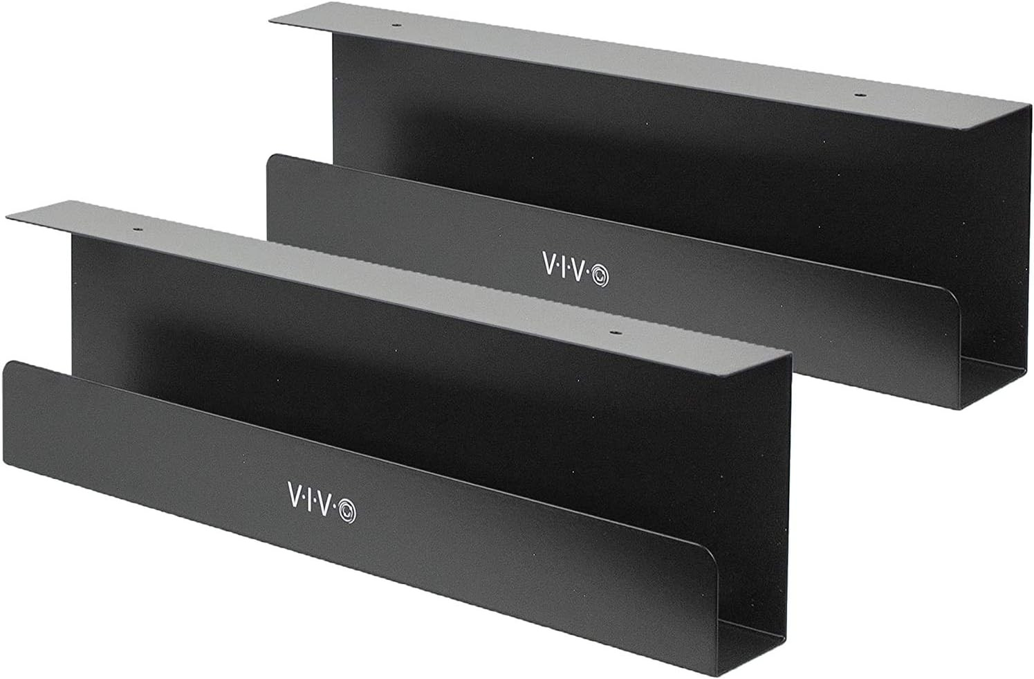 VIVO under Desk 17 Inch Cable Management Trays, Power Strip Holders, Cord Organi