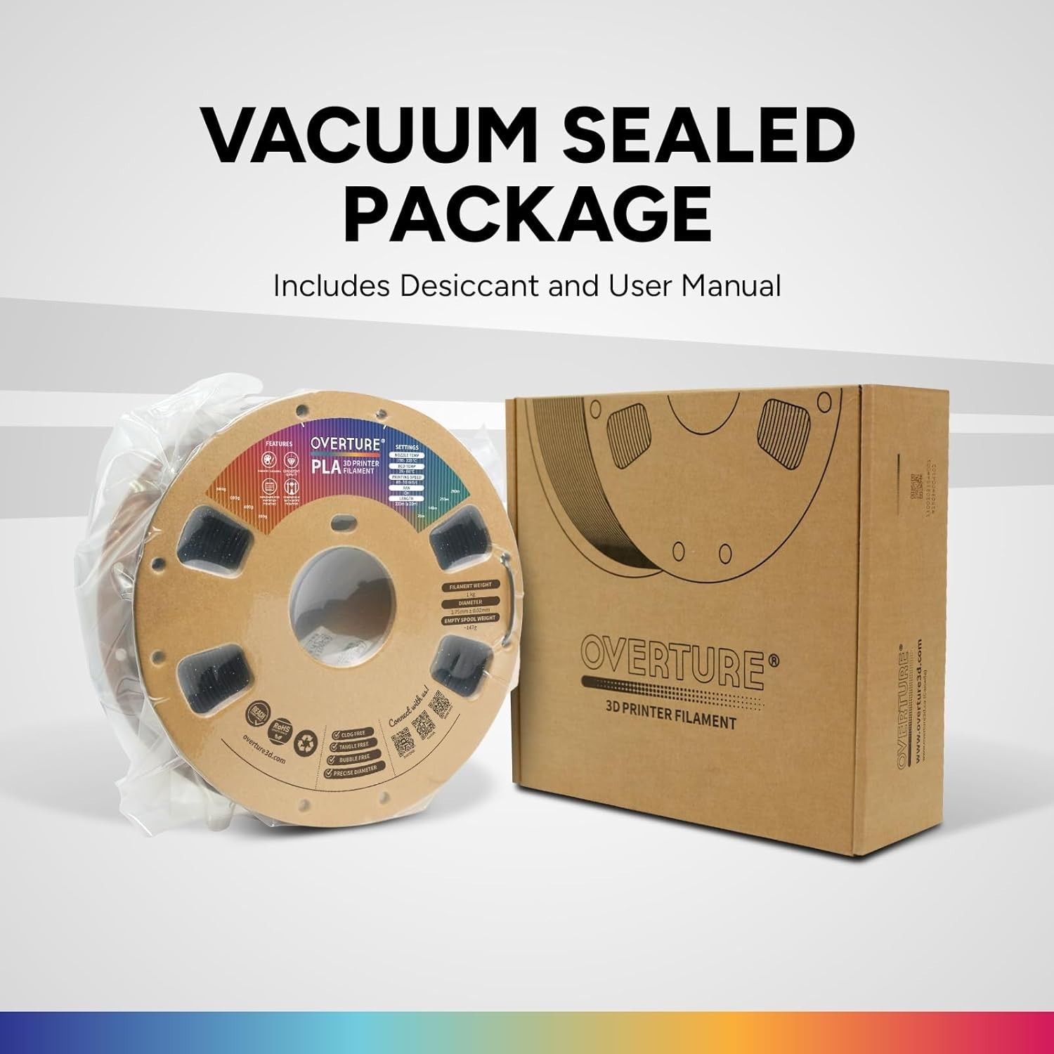 Reliable 1kg PLA Filament 1.75mm in Sparkle Black – Perfect for All FDM Printers