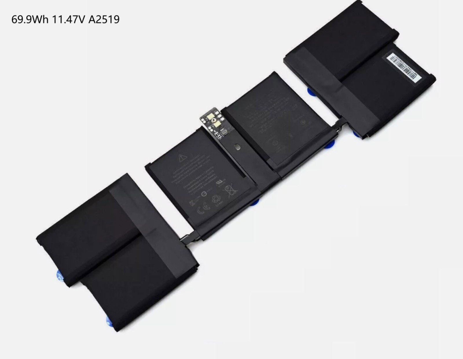69.9Wh 11.47V Battery For MacBookPro18,3 and MacBookPro18,4 EMC 3650 EMC 8102