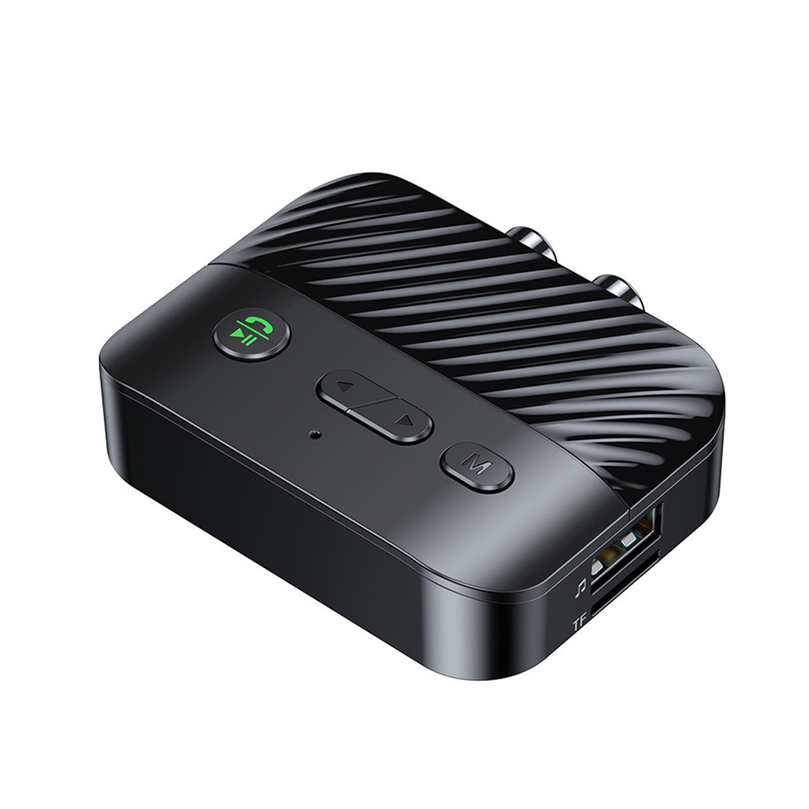 1 PC Bluetooth 5.3 Receiver Wireless 3.5mm AUX to 2 RCA USB Audio Adapter
